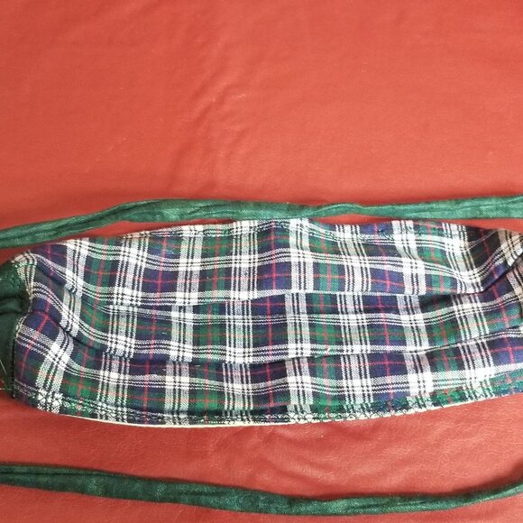 Cloth Face Mask with Silver/Copper Filters - Plaid - Picture 8 of 11